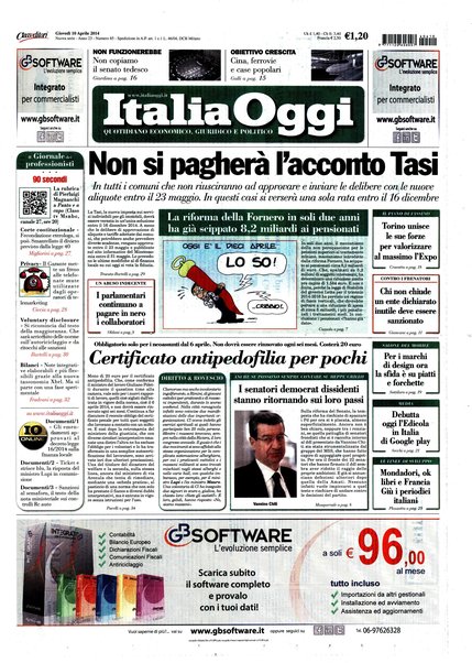 Italia oggi : quotidiano di economia finanza e politica